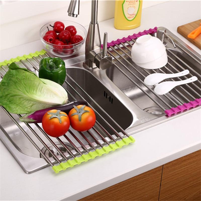 Multifunctional Foldable Dish Drying Rack