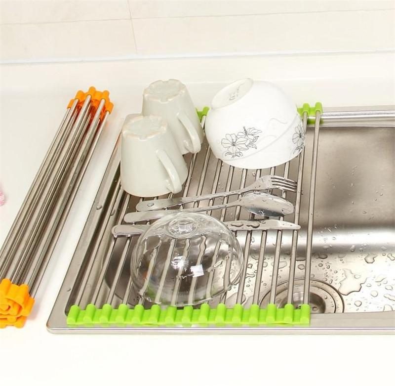 Multifunctional Foldable Dish Drying Rack