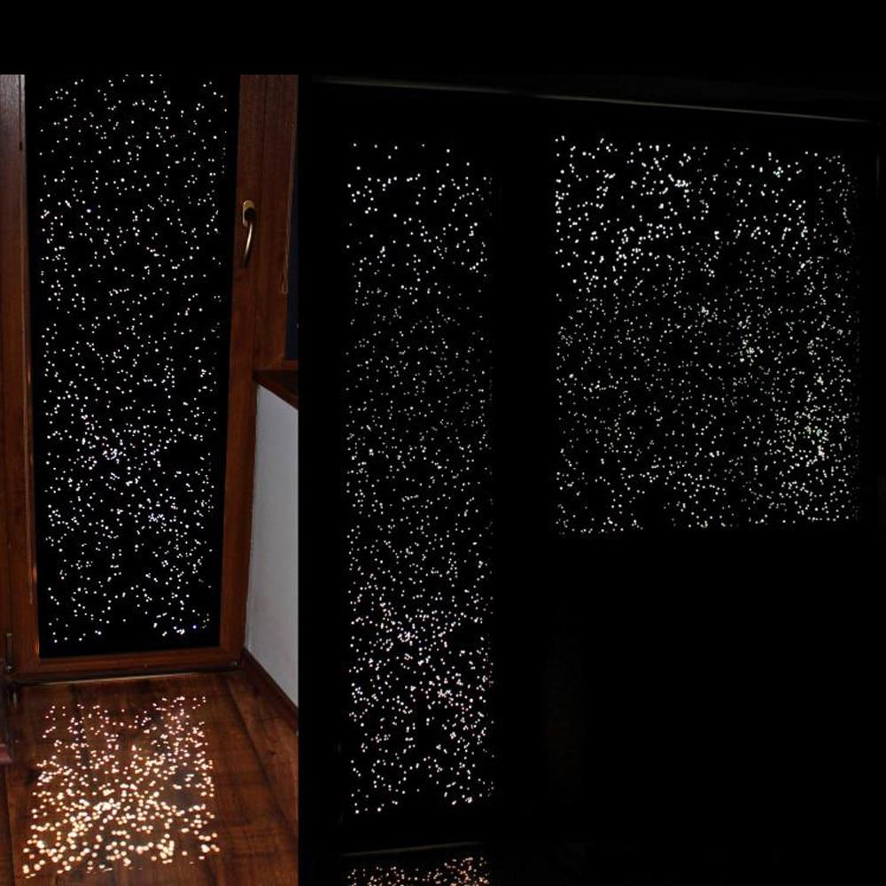 Modern Window Blinds Black City Night Light