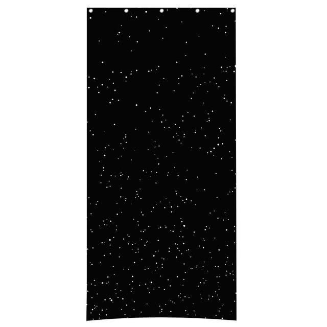 Modern Window Blinds Black City Night Light