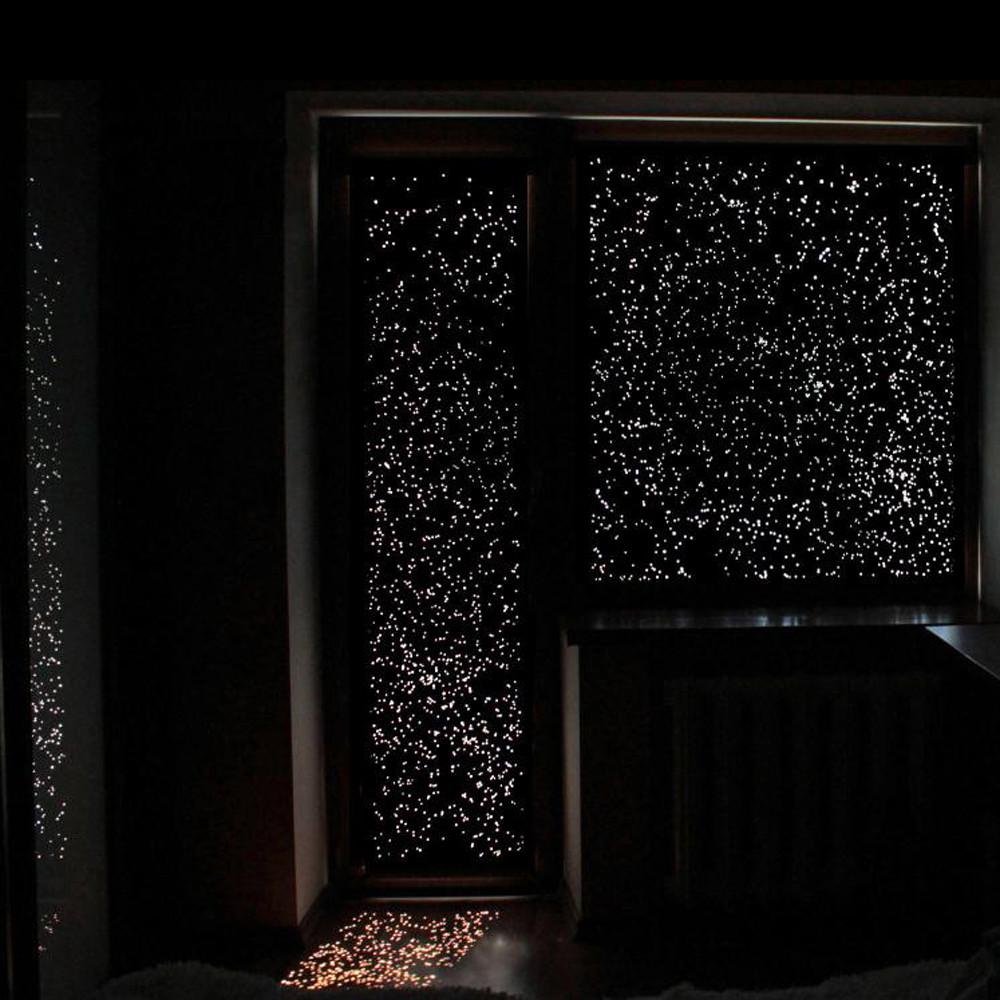 Modern Window Blinds Black City Night Light