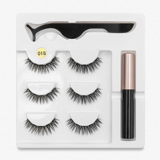 Magnetic Eyeliner with Eyelashes 3 Pairs