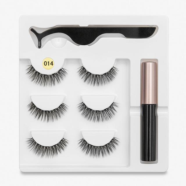 Magnetic Eyeliner with Eyelashes 3 Pairs