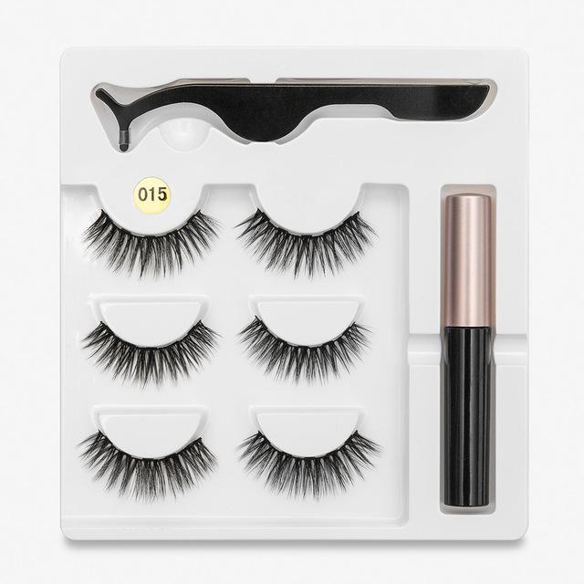 Magnetic Eyeliner with Eyelashes 3 Pairs