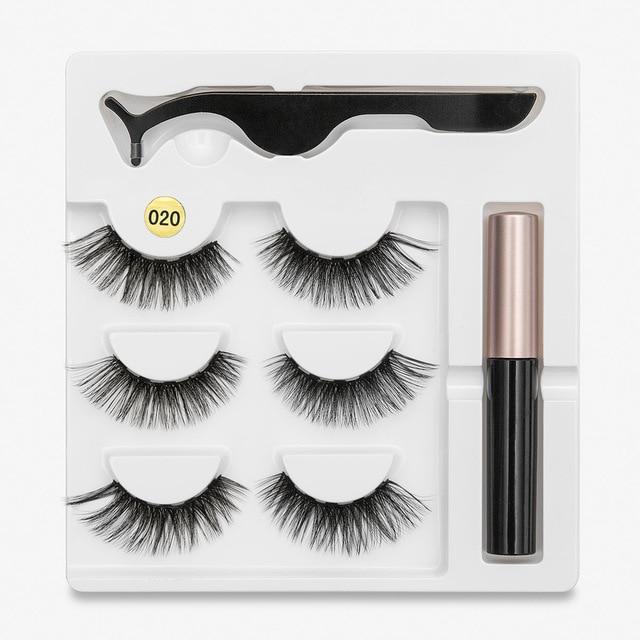 Magnetic Eyeliner with Eyelashes 3 Pairs