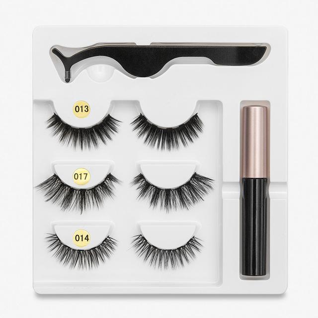 Magnetic Eyeliner with Eyelashes 3 Pairs