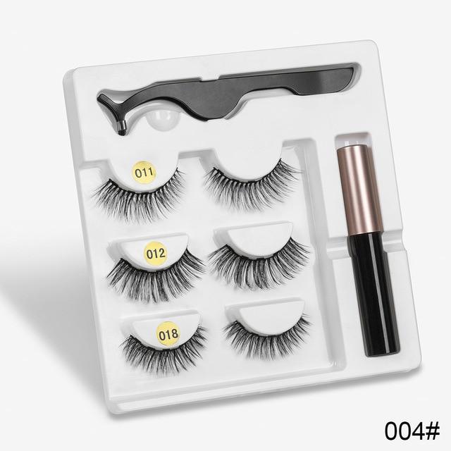 Magnetic Eyeliner with Eyelashes 3 Pairs
