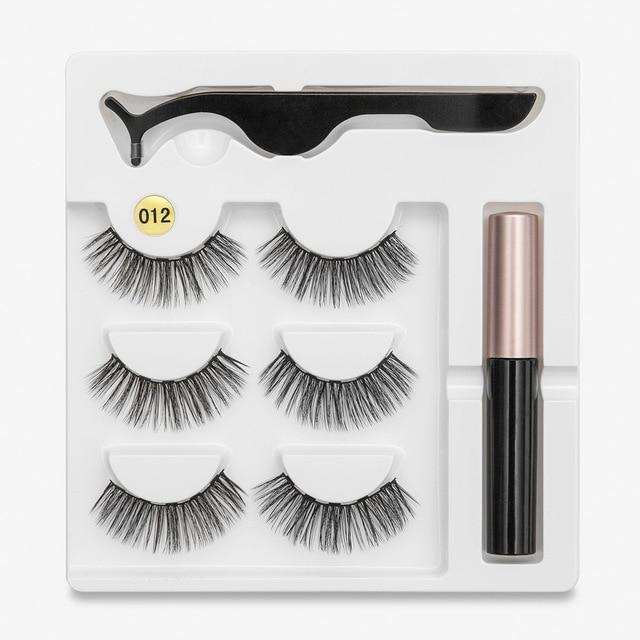 Magnetic Eyeliner with Eyelashes 3 Pairs