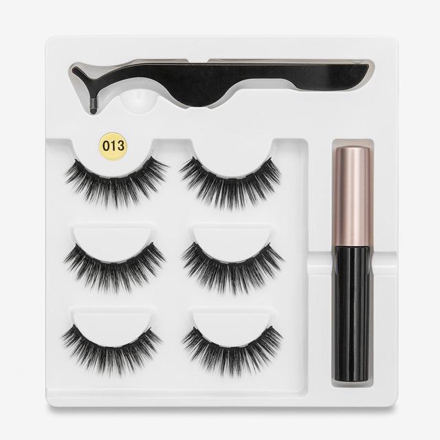 Magnetic Eyeliner with Eyelashes 3 Pairs