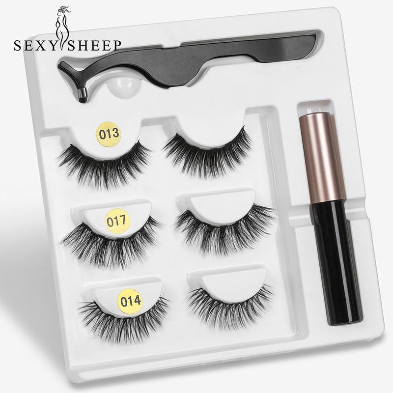 Magnetic Eyeliner with Eyelashes 3 Pairs