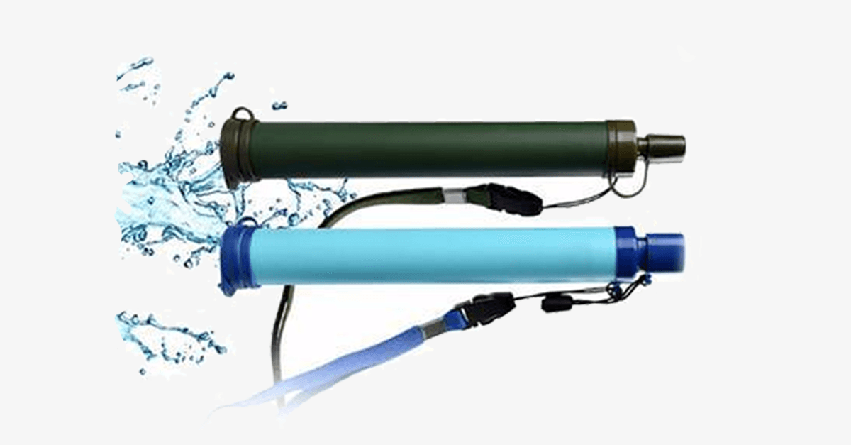 Water Purifying Filter Straw Pen - Portable for Travel & Camping!