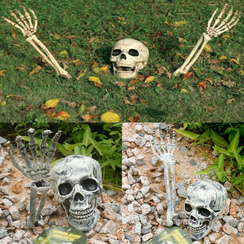 Yard Skull Decoration