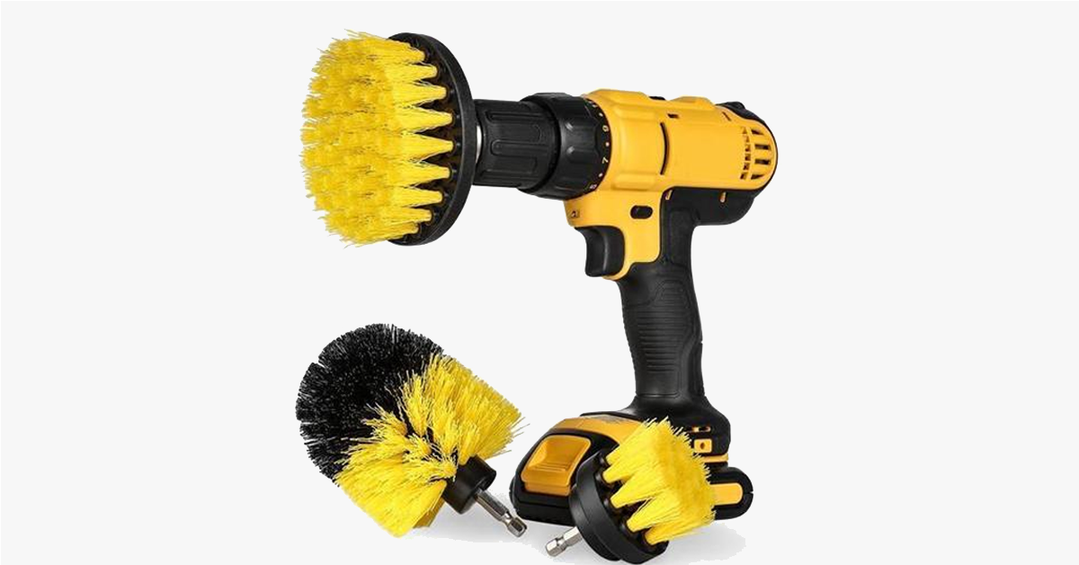 Power Scrubber Brush Set