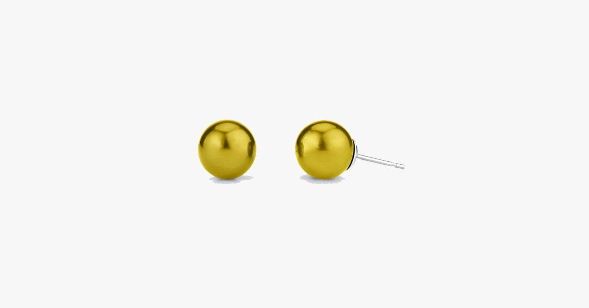 6mm Gold Ball Stud Earrings