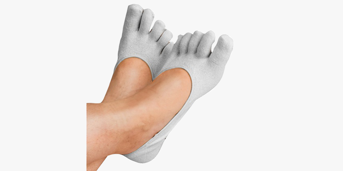 Women's Therapeutic Invisible Gel Heel Toe Socks