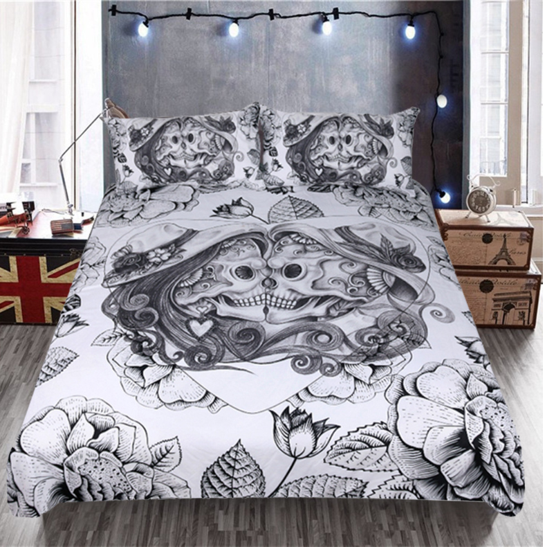 Bedding With Duvet Cover Sheet and Pillow Case Cover