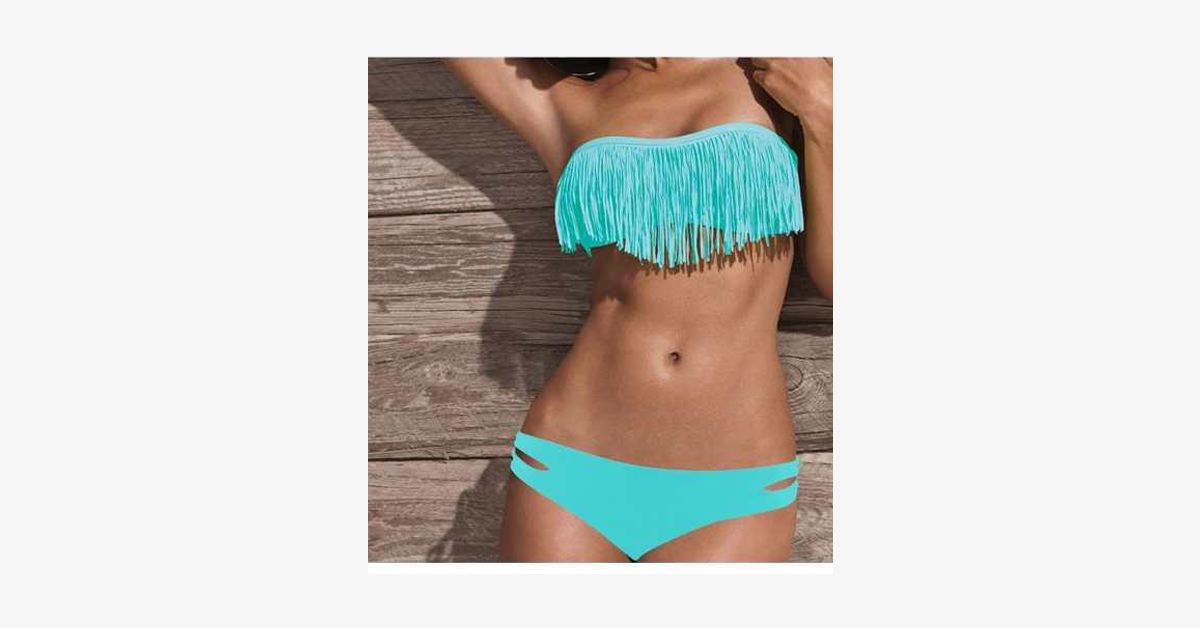 Fringe Bikini Swimsuit