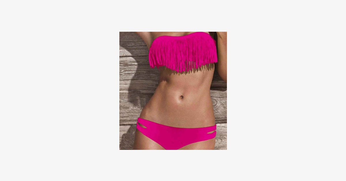 Fringe Bikini Swimsuit