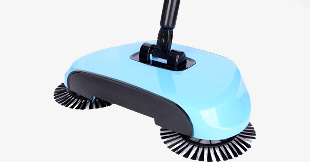Floor Sweeper with 360° Rotating Brushes - Modern sweeper