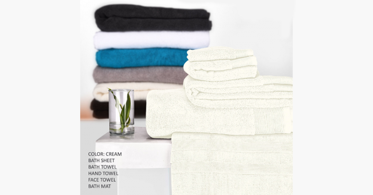 Ultra Soft 5 Piece Towel Set