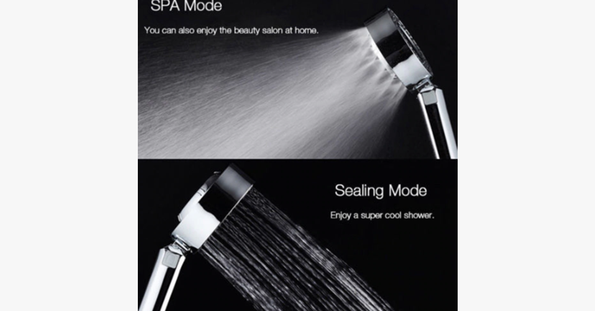 Handheld Double Sided Shower Head - For An Amazing Shower Experience