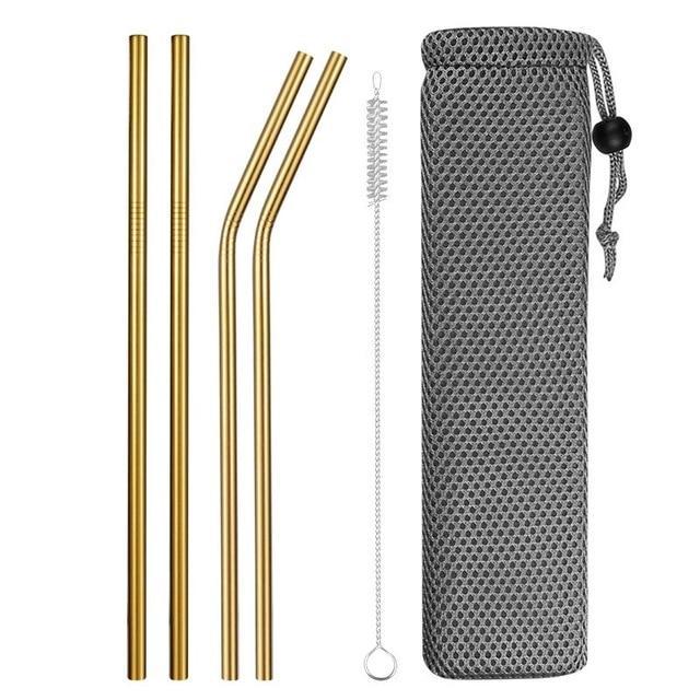 Reusable Metal Drinking Straws