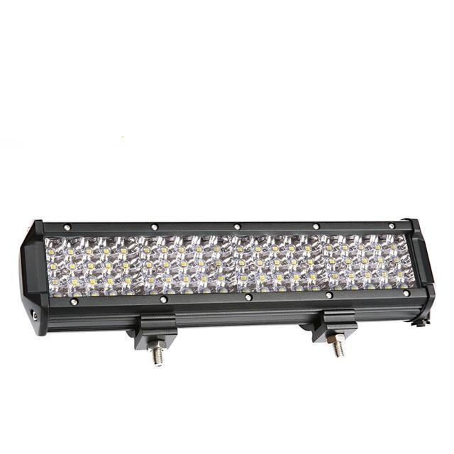 Bumper Grill Offroad LED Light Bar W/Rocker Switch Wiring Harness Tube Clamps