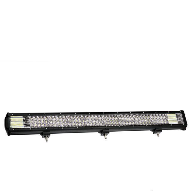 Bumper Grill Offroad LED Light Bar W/Rocker Switch Wiring Harness Tube Clamps