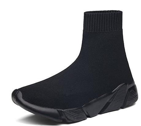 Light High Top New Breathable Flying Socks Shoes Sports Stretch Sneakers