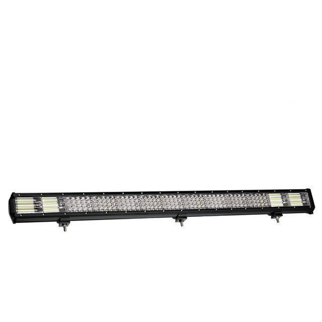 Bumper Grill Offroad LED Light Bar W/Rocker Switch Wiring Harness Tube Clamps
