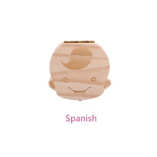 Baby Wood Tooth Box Organizer