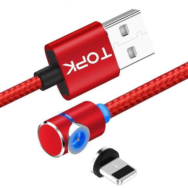 360° Phone Magnetic LED Charging Cable