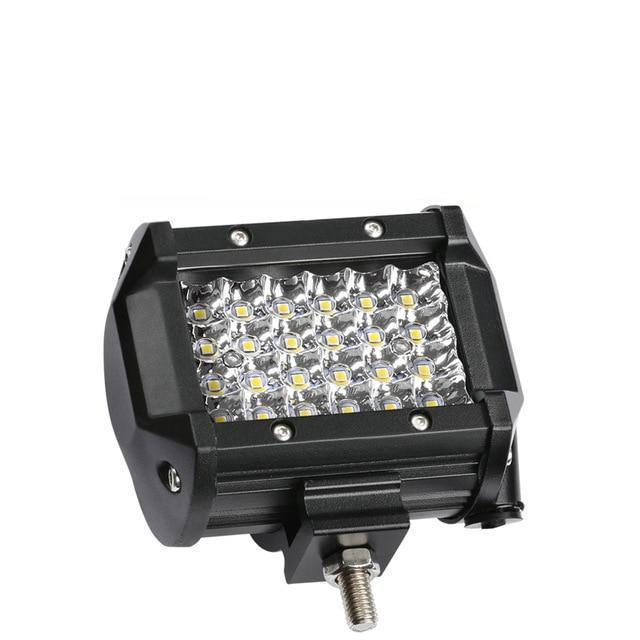 Bumper Grill Offroad LED Light Bar W/Rocker Switch Wiring Harness Tube Clamps