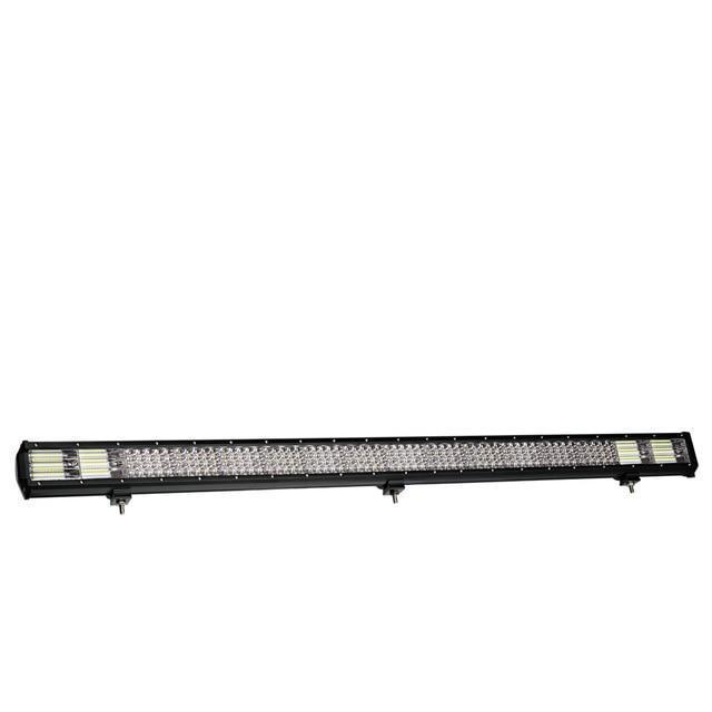 Bumper Grill Offroad LED Light Bar W/Rocker Switch Wiring Harness Tube Clamps