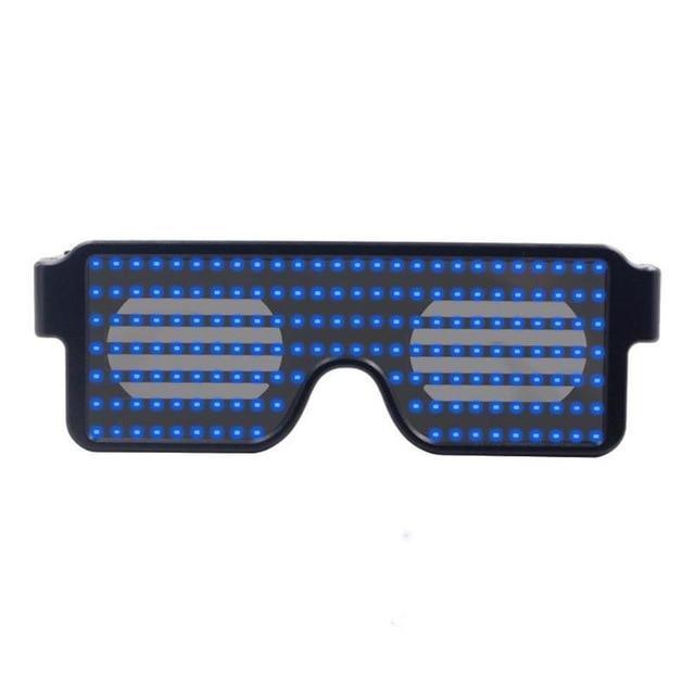 Flash Rechargeable Luminous LED Light Glasses