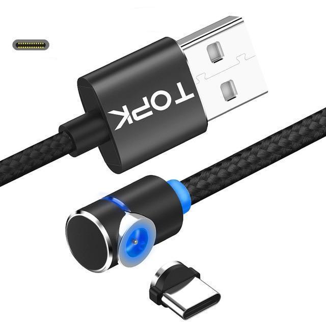 360° Phone Magnetic LED Charging Cable