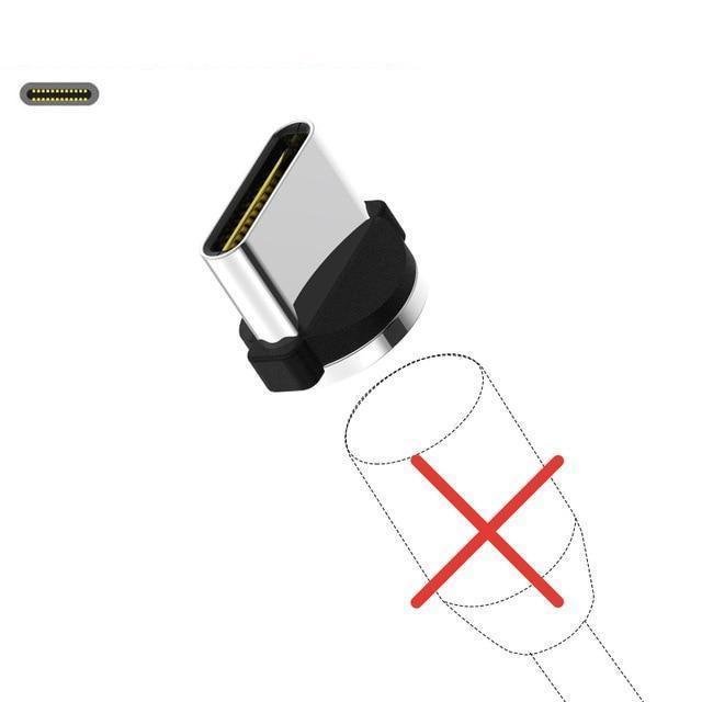 360° Phone Magnetic LED Charging Cable