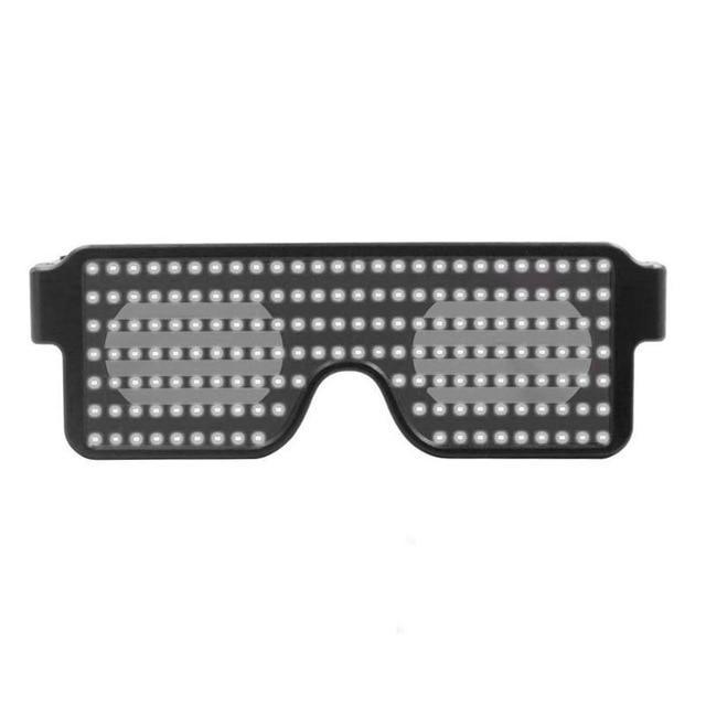 Flash Rechargeable Luminous LED Light Glasses