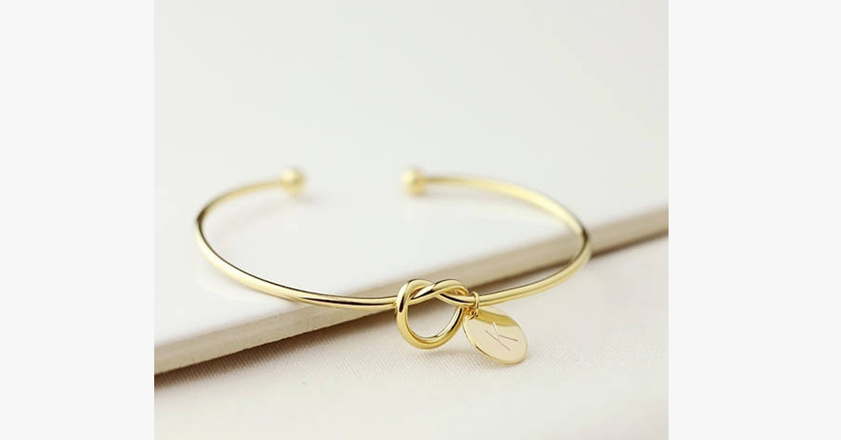 Valentine's Day Initial Bracelet