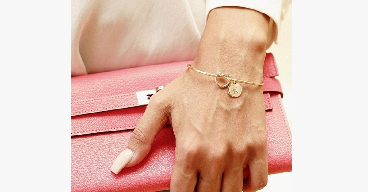 Valentine's Day Initial Bracelet