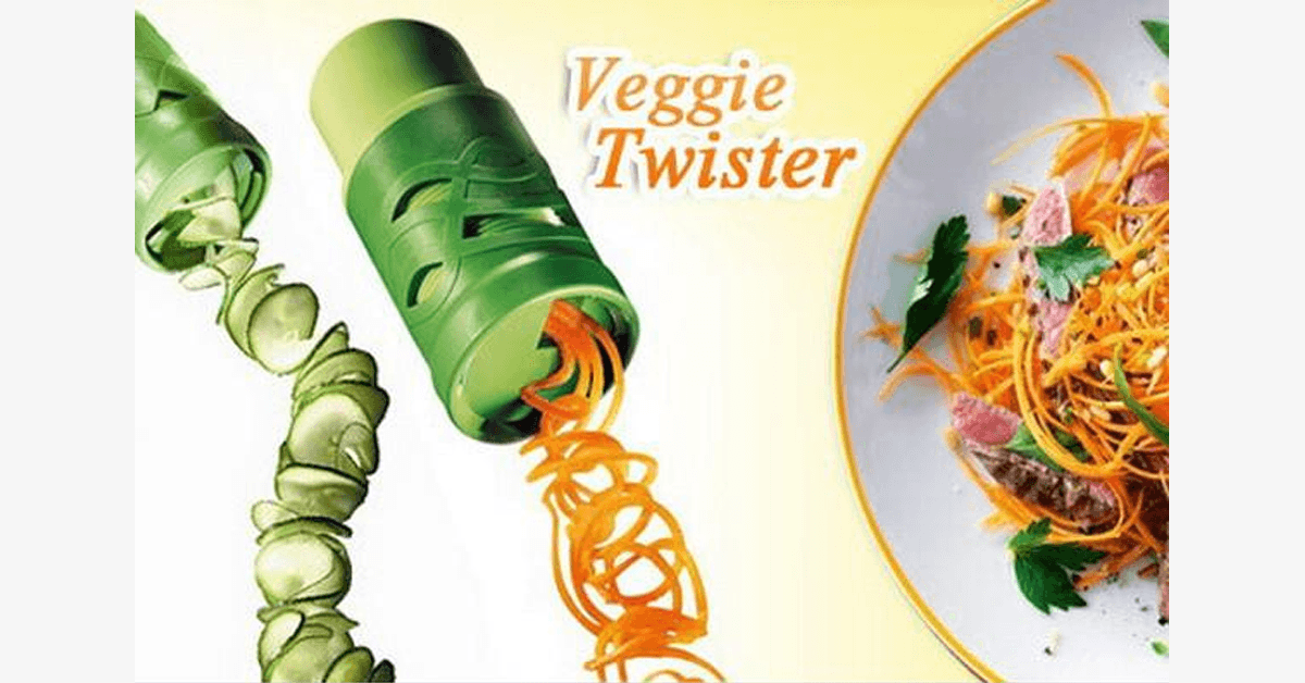 Magic Veggie Twister – Make Corkscrew Designs with Veggies!