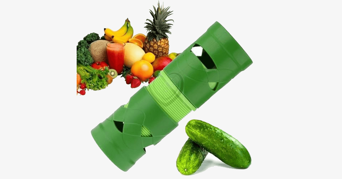Magic Veggie Twister – Make Corkscrew Designs with Veggies!
