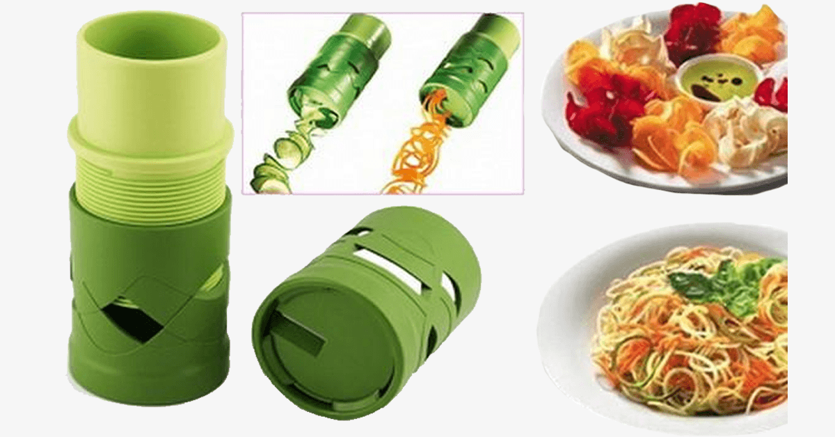 Magic Veggie Twister – Make Corkscrew Designs with Veggies!