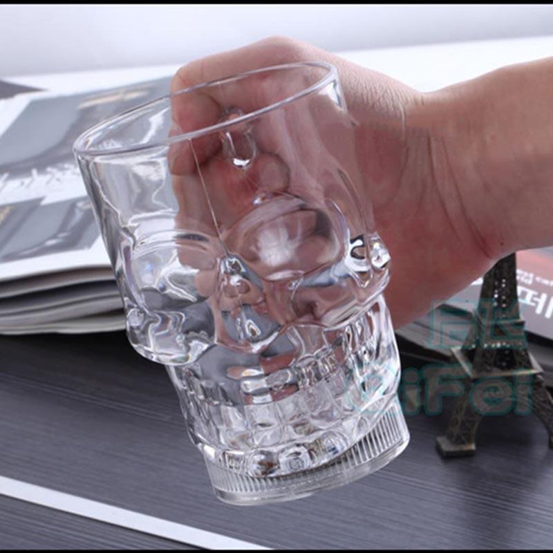Vivid Skull Glass - LED Glass Mug