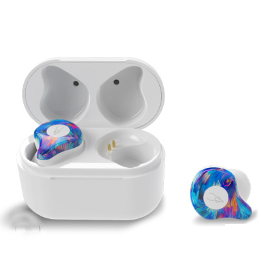 Bluetooth 5.0 TWS Earbuds With Charging Case, Stereo HiFi Sound & HD Mic, for Running, Driving & Gym