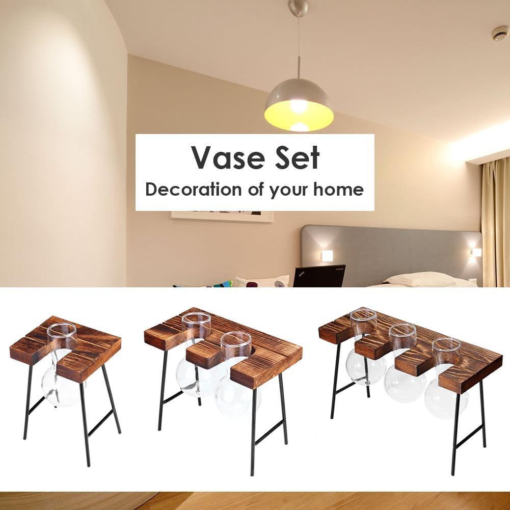 Wooden Frame Vase Decorations