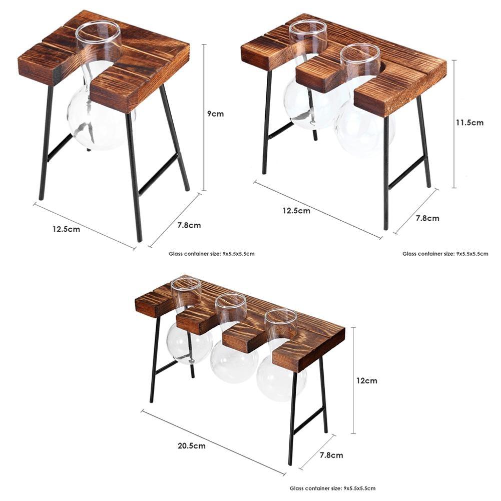 Wooden Frame Vase Decorations