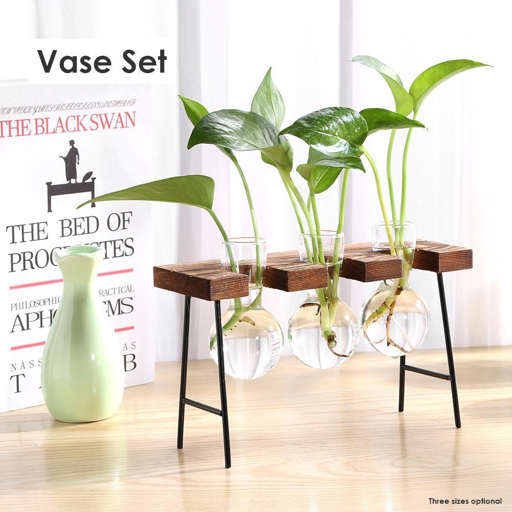 Wooden Frame Vase Decorations