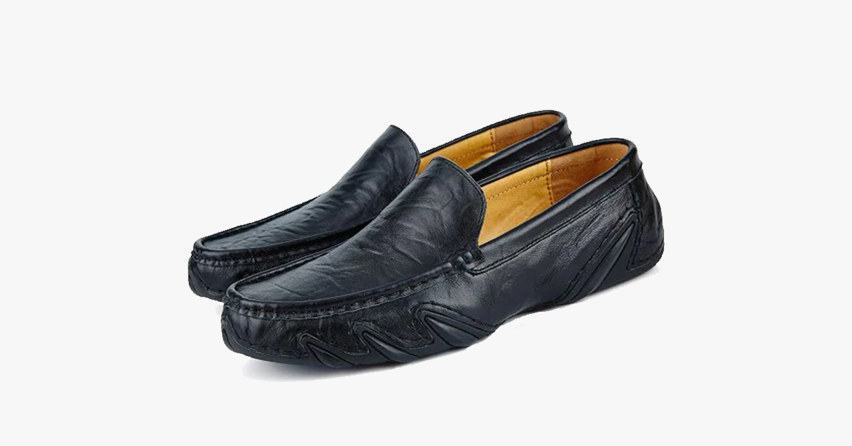 Genuine Leather Loafers Casual Wear For Men