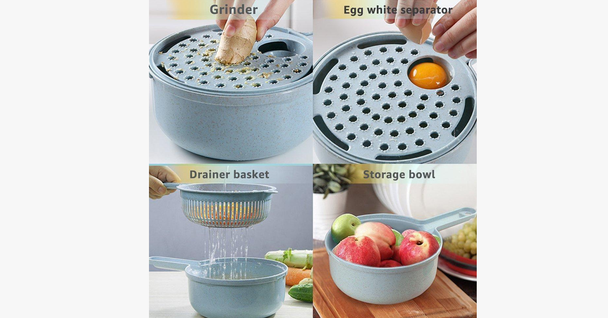Elegant Manual Chopper And Grater – Upgrade Your Cooking Skills!